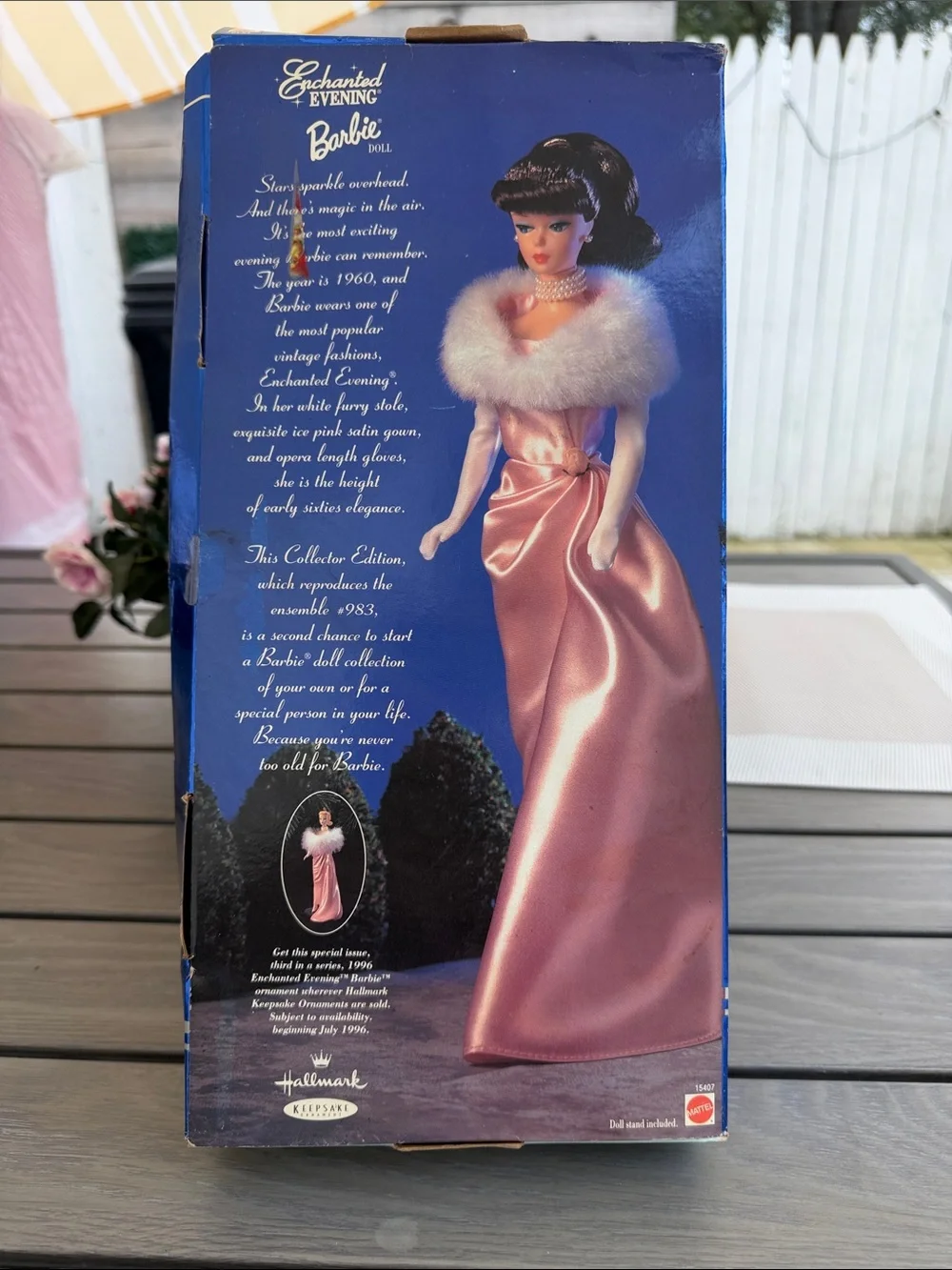 VTG 1995 ENCHANTED EVENING BARBIE DOLL COLLECTOR EDITION NEW IN BOX